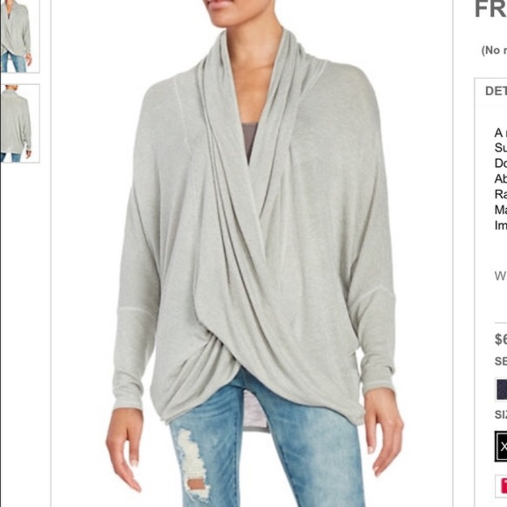 Free People Wrap Sweater